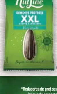 Nutline Semințe Pestrițe XXL, ușor sărate, 135g