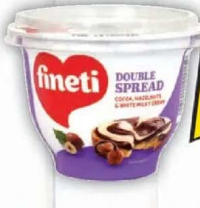 FINETI CREMĂ TARTINABILĂ CU CACAO, ALUNE DE PĂDURE ȘI LAPTE, 200G