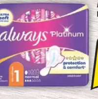 Always Platinum Absorbante Periodice, 5/6/7/8 buc