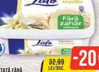 Lido Înghețată fără zahăr adăugat, diverse sortimente, 500g/520g