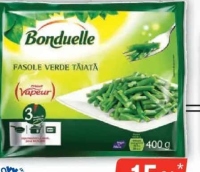 Bonduelle Vapeur Fasole Verde, Tăiată, 400g