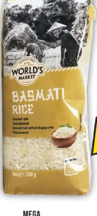 WORLD'S MARKET OREZ BASMATI, 500G