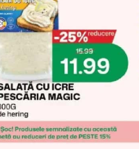 Salată cu icre Pescăria Magic 300g de hering