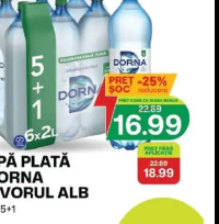 Dorna Izvorul Alb Apă plată 2L, 5+1