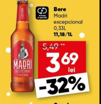 Madri Bere excepcional 0,33L