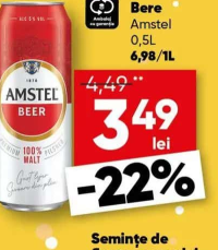 Amstel Bere 0,5L