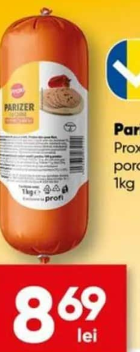Proxi Parizer porc cu ardei 1kg
