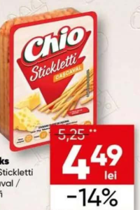 Chio Stickletti cașcaval / cartofi 80g