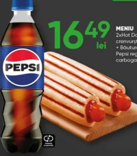 fiigo Meniu 2xHot Dog cabanos/crenvurști 2x130g + Pepsi 0.5L