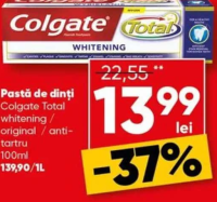 Colgate Total pastă de dinți whitening / original / anti-tartru 100ml