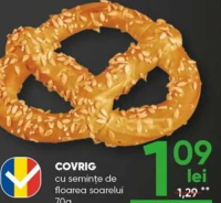 fiigo Covrig cu semințe de floarea soarelui 70g