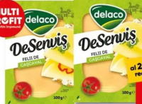 Delaco DeSenviș Felii de Cașcaval 100g
