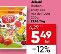 Roshen crazy bee Jeleuri mix de fructe 200g