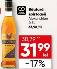 Alexandrion Băutură spirtoasă 5* 0.5L