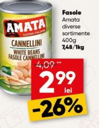 Amata Fasole diverse sortimente 400g