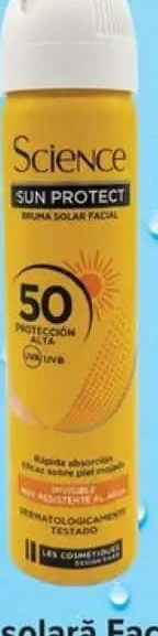Science Spray protecție solară Facială SPF 50, 75 ml