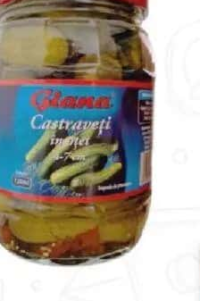 Giana Castraveți în oțet 4-7 cm 670 g