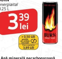 Băutură energizantă BURN 0.25 L