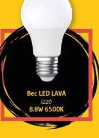LAVA Bec LED 8.8W 6500K