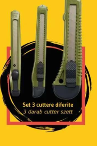 Set 3 cuttere diferite