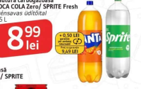 Băutură carbogazoasă COCA COLA Zero/ SPRITE Fresh 2.5 L