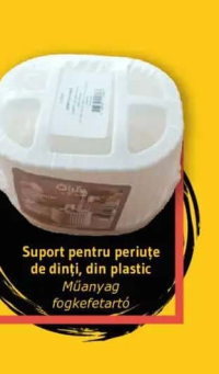 Qlux Suport pentru periuțe de dinți din plastic