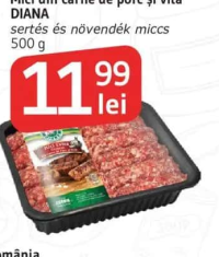 Diana Mici din carne de porc și vită 500 g