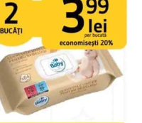 Carrefour Baby Șervețele bebe 64 buc 2 bucăți