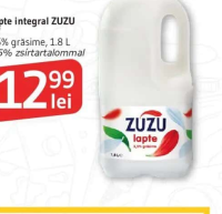 Zuzu Lapte integral 3.5% grăsime, 1.8 L