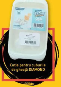 QLux Cutie pentru cuburile de gheață DIAMOND