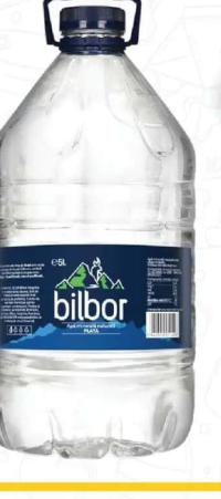 Apă minerală naturală plată BILBOR 5 L