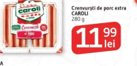 Crenvurști de porc extra CAROLI 280 g