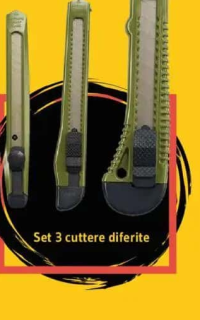 Carousel Set 3 cuttere diferite