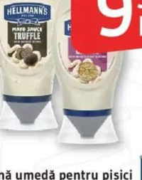 Sos de maioneză HELLMANN'S 250 ml, cu trufe/ chilli/ usturoi