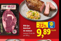 Rib Eye Antricot de mânzat maturat 21 de zile per 100 g