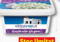 ERIDANOUS Tzatziki 15% usturoi 250 g