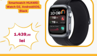 Smartwatch HUAWEI Watch D2, Android/iOS, Black