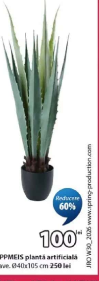 TOPPMEIS plantă artificială Agave Ø40x105 cm