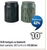 SVAN lampă cu baterii Culori variate Ø11x14 cm