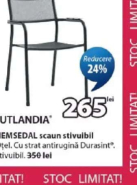 JUTLANDIA HEMSEDAL scaun stivuibil