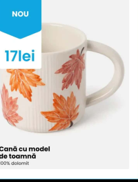 Cană cu model de toamnă 100% dolomit