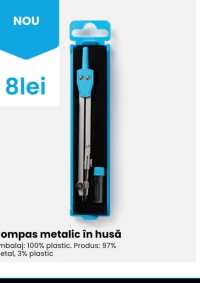 Astra Compas metalic în husă