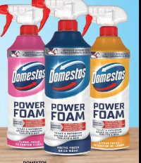 Domestos Power Foam Spray spumă pentru suprafețele din baie 435 ml