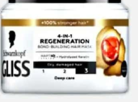 Schwarzkopf Gliss Mască tratament pentru păr 4-in-1 Regeneration 400 ml