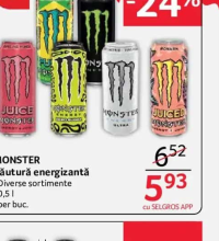 Monster Băutură energizantă diverse sortimente 0.5l