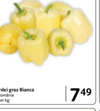 Ardei gras Bianca România kg