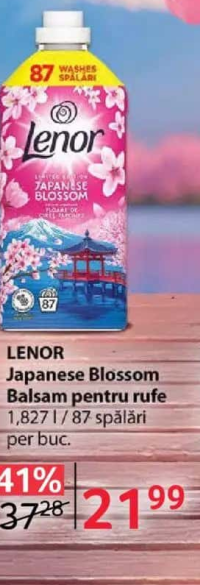 Lenor Japanese Blossom Balsam pentru rufe 1,827 l