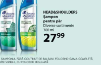 HEAD&SHOULDERS Şampon pentru păr Diverse sortimente 300 ml