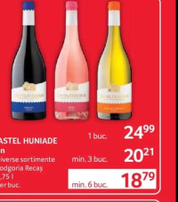 Castel Huniade Vin diverse sortimente - Podgoria Recaș - 0,75 l
