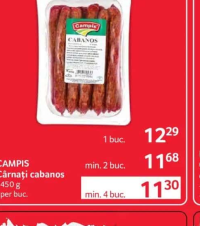 CAMPIS Cârnați cabanos 450 g
